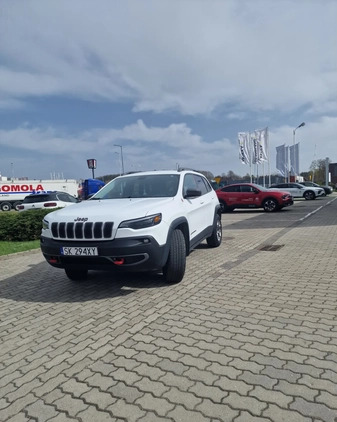 Jeep Cherokee cena 96000 przebieg: 72000, rok produkcji 2019 z Katowice małe 352